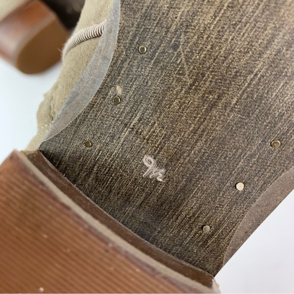 Sam Edelman Petty Grey Suede Booties 9.5 - Picture 11 of 13